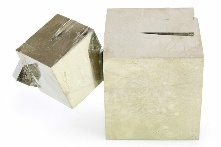 Natural Pyrite Cube Cluster - Spain #254663